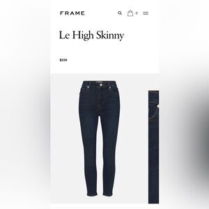 Frame Denim Le High Skinny Jeans